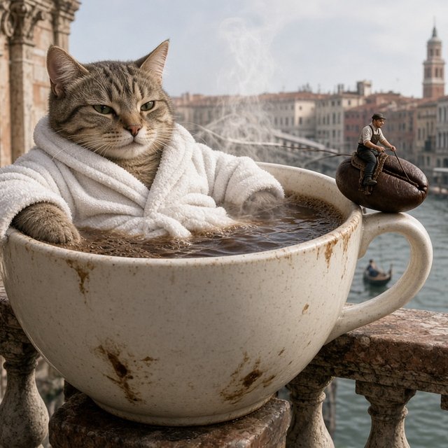 Foto di un caffè